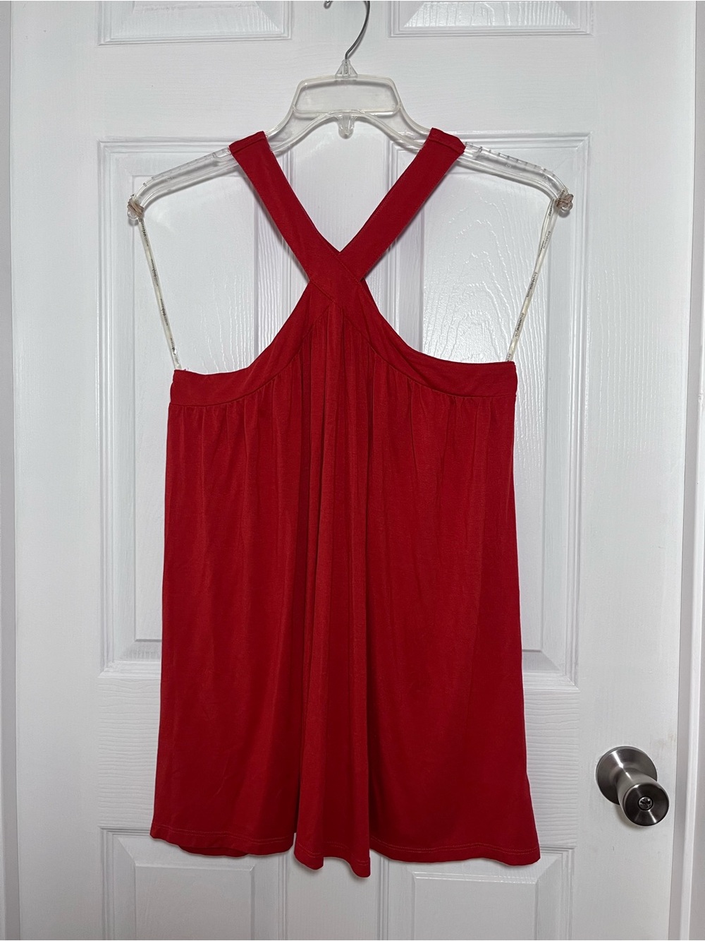 mittoshop Red Crossback Halter  Tank